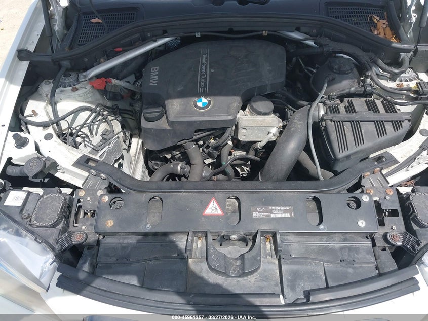 2013 BMW X3 SPORT UTILITY VEHICLE 2.0L I-4 DI, DOHC, VVT, TURBO, 240HP