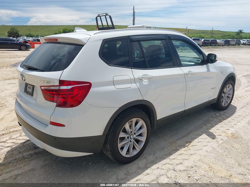2013 BMW X3 SPORT UTILITY VEHICLE 2.0L I-4 DI, DOHC, VVT, TURBO, 240HP
