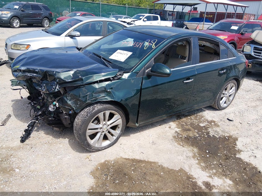 2014 Chevrolet Cruze, Front End, IAAI, VIN 1G1PG5SB5E7220117 — photo 2