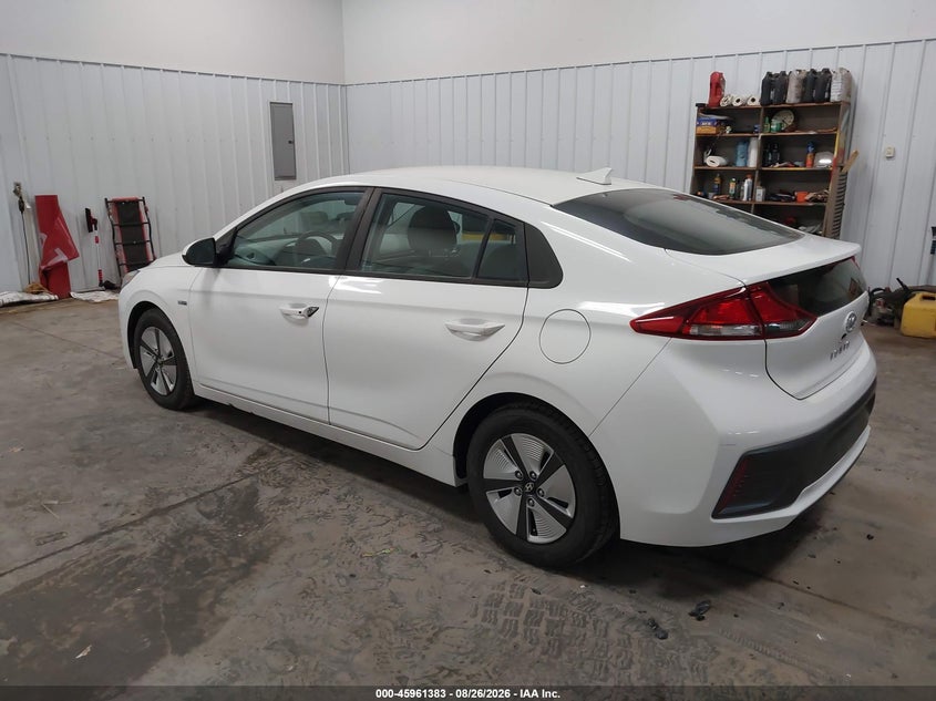 Vin: kmhc65lc7lu233283, lot: 46460602, hyundai ioniq hybrid blue 20203