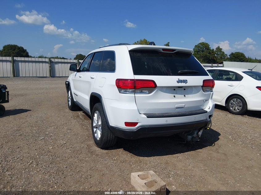 Vin: 1c4rjeag1mc813574, lot: 46460626, jeep grand cherokee laredo e 4x2 20213