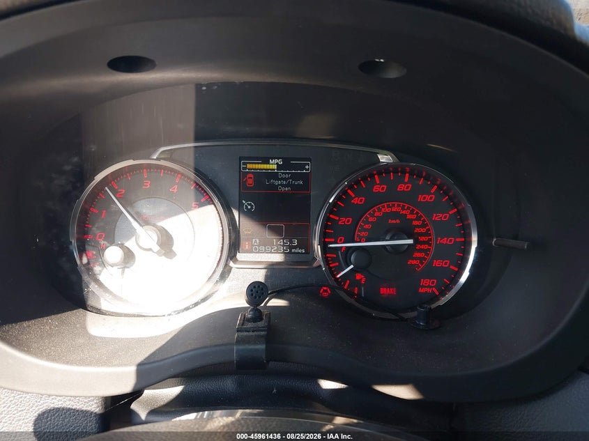 SUBARU WRX 2015 VIN JF1VA1G60F9831463