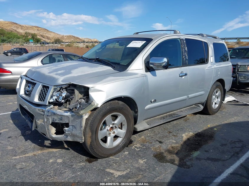 2006 Nissan Armada, Удар спереди, IAAI, VIN 5N1AA08A66N742442 — фото 2
