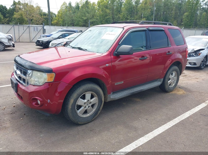 2008 Ford Escape, Правый зад, IAAI, VIN 1FMCU03108KE38356 — фото 2