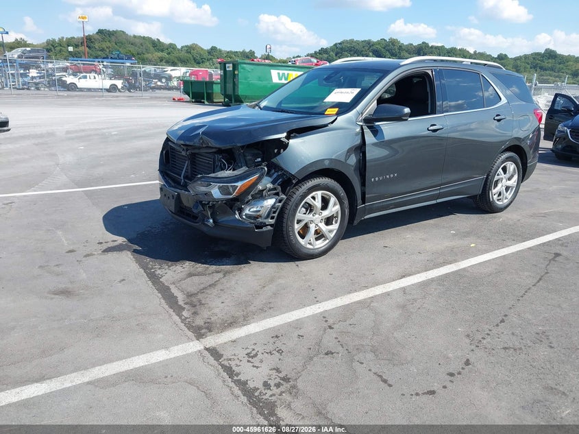 2020 Chevrolet Equinox, Front End, IAAI, VIN 3GNAXLEX1LS519862 — photo 2