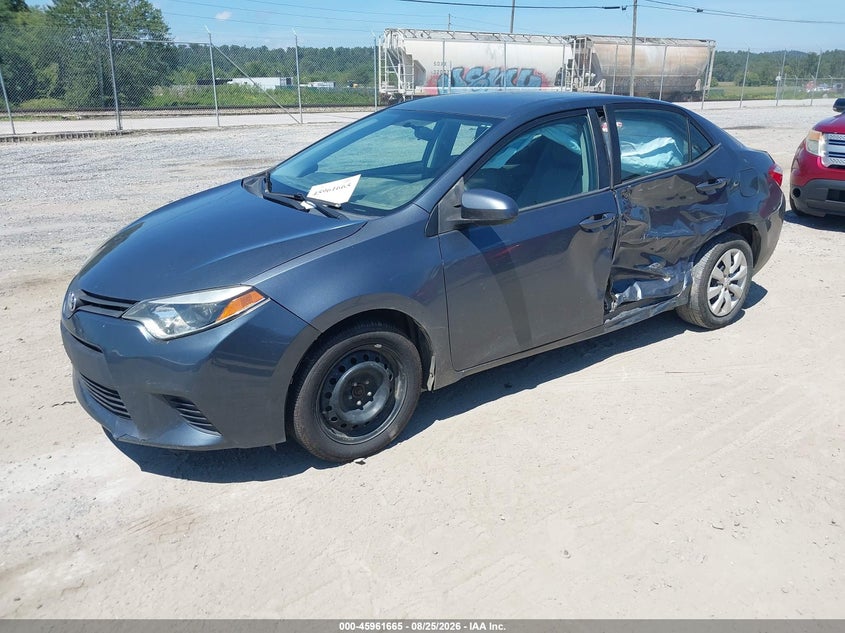 2014 Toyota Corolla, Левый бок, IAAI, VIN 5YFBURHE1EP113163 — фото 2