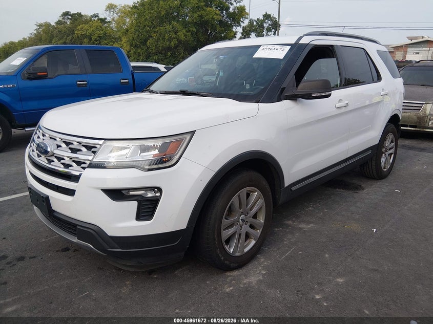2019 Ford Explorer, Левый зад, IAAI, VIN 1FM5K8D84KGB25409 — фото 2
