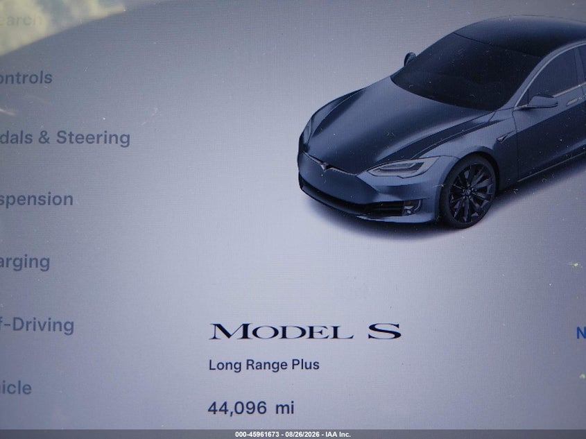 TESLA MODEL S 2020 VIN 5YJSA1E21LF397326