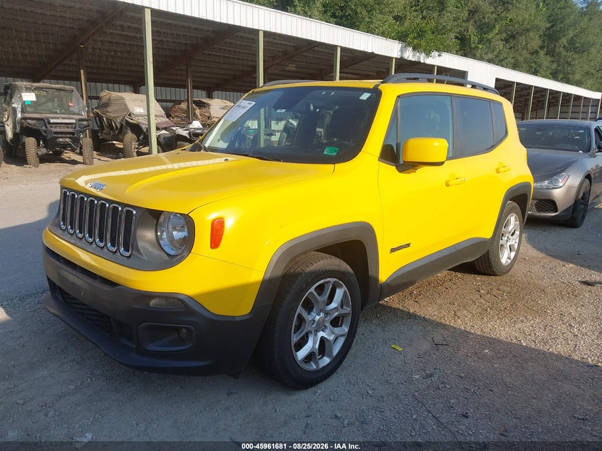2016 Jeep Renegade, Звичайний знос, IAAI, VIN ZACCJABT8GPD66140 — фото 2