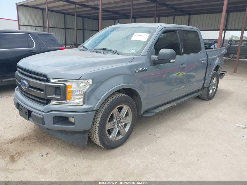 2019 Ford F-150, Удар ззаду, IAAI, VIN 1FTEW1CPXKFB42374 — фото 2