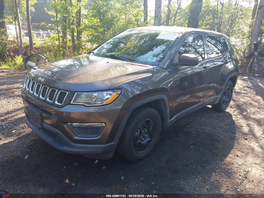 2021 Jeep Compass, Неизвестно, IAAI, VIN 3C4NJCAB0MT514640 — фото 2