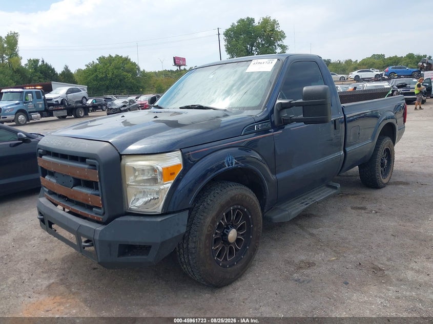 2016 Ford F250, Удар сзади, IAAI, VIN 1FTBF2A66GEB18475 — фото 2