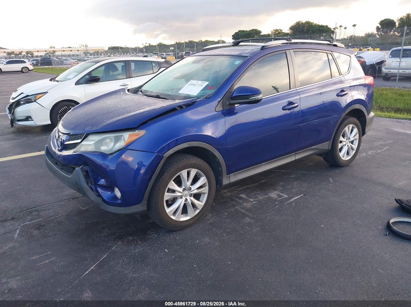 Vin: 2t3yfrev4ew107940, lot: 46460948, toyota rav4 limited 20142