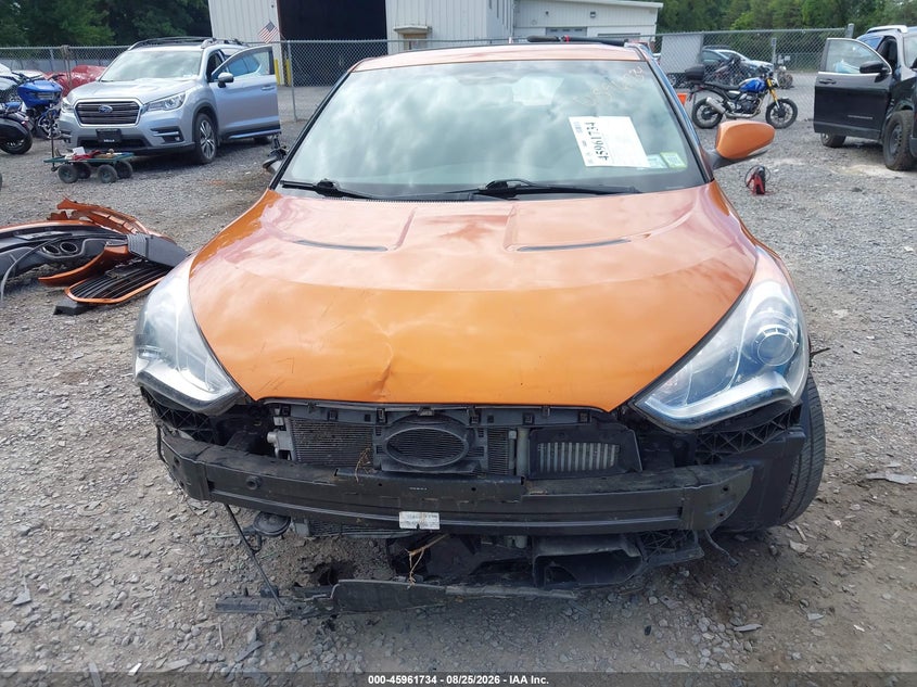 HYUNDAI VELOSTER 2013 VIN KMHTC6AEXDU142707