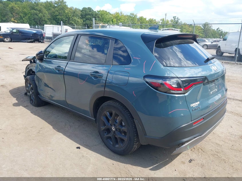 Vin: 3czrz2h5xsm783394, lot: 46460993, honda hr-v awd sport 20253
