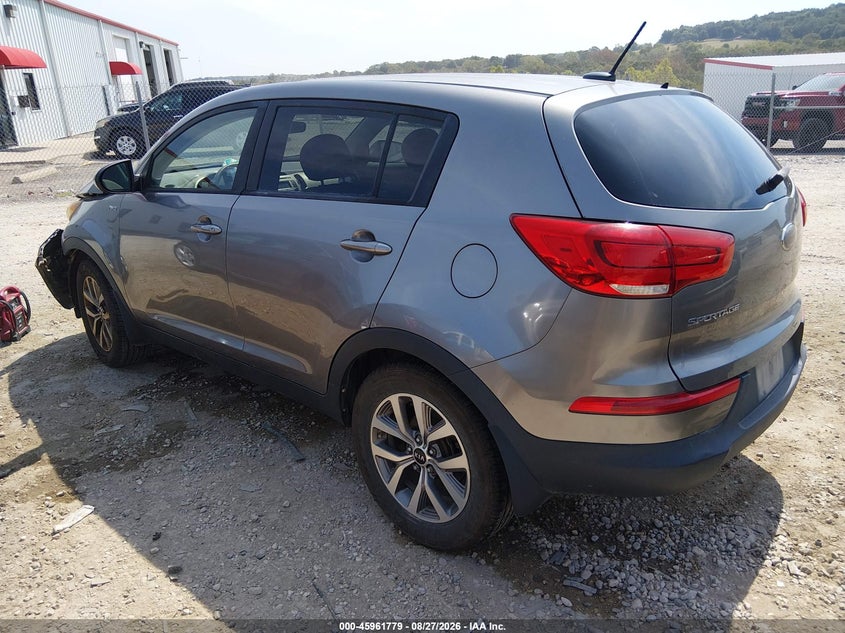 Vin: kndpbcac5e7584980, lot: 46460998, kia sportage lx 20143
