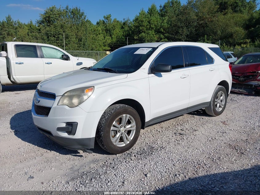 2013 Chevrolet Equinox Ls, Rear, IAAI, VIN 2GNALBEK6D6113487 — photo 2