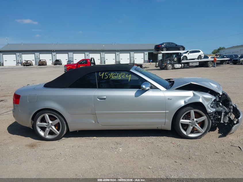 AUDI S4 2005 VIN WUARL48H55K900536
