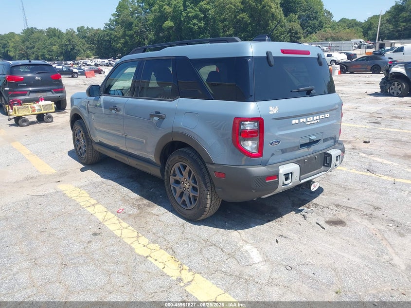 Vin: 3fmcr9bn6srf69403, lot: 46461046, ford bronco sport big bend 20253