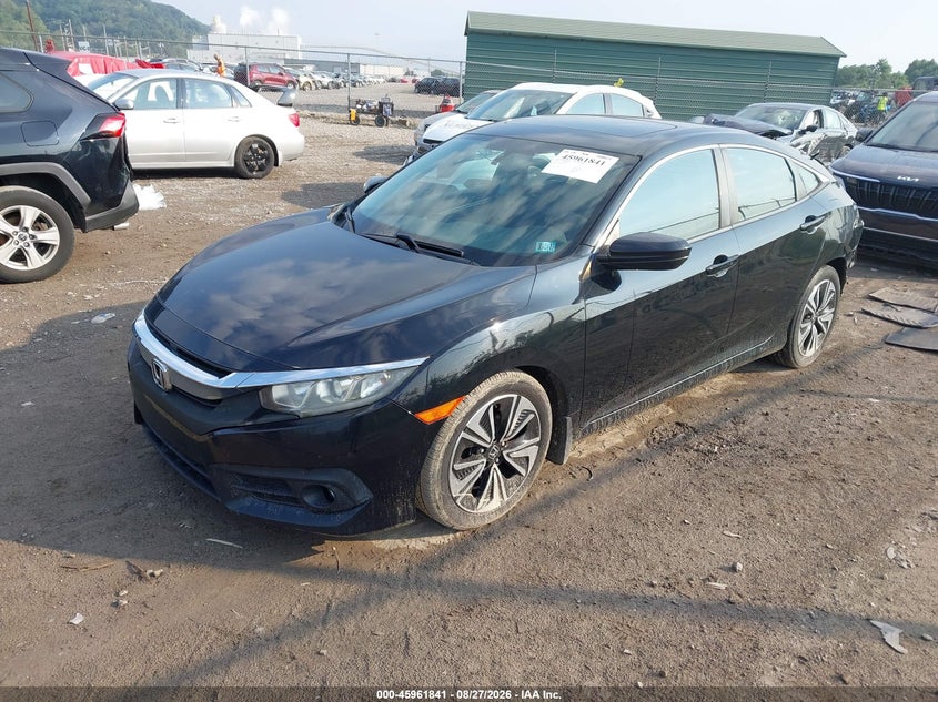 2016 Honda Civic, Удар сзади, IAAI, VIN 19XFC1F34GE026465 — фото 2