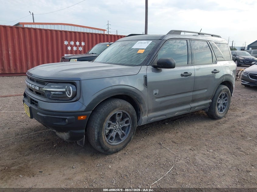 Vin: 3fmcr9b69rre07915, lot: 46461098, ford bronco sport big bend 20242