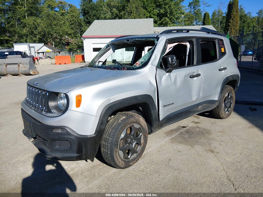 Vin: zaccjbab8jpg98035, lot: 46461103, jeep renegade sport 4x4 20182