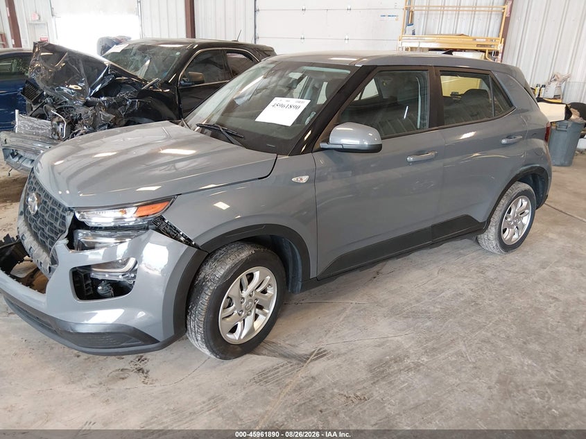 2021 Hyundai Venue Se, Front End, IAAI, VIN KMHRB8A36MU098549 — photo 2