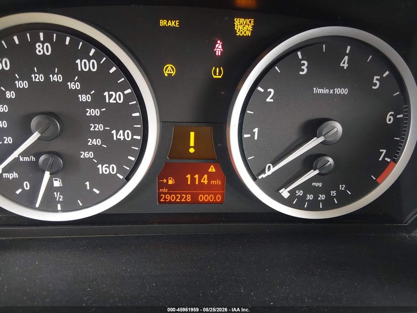 BMW 525XI 2007 VIN WBANF33577B999340