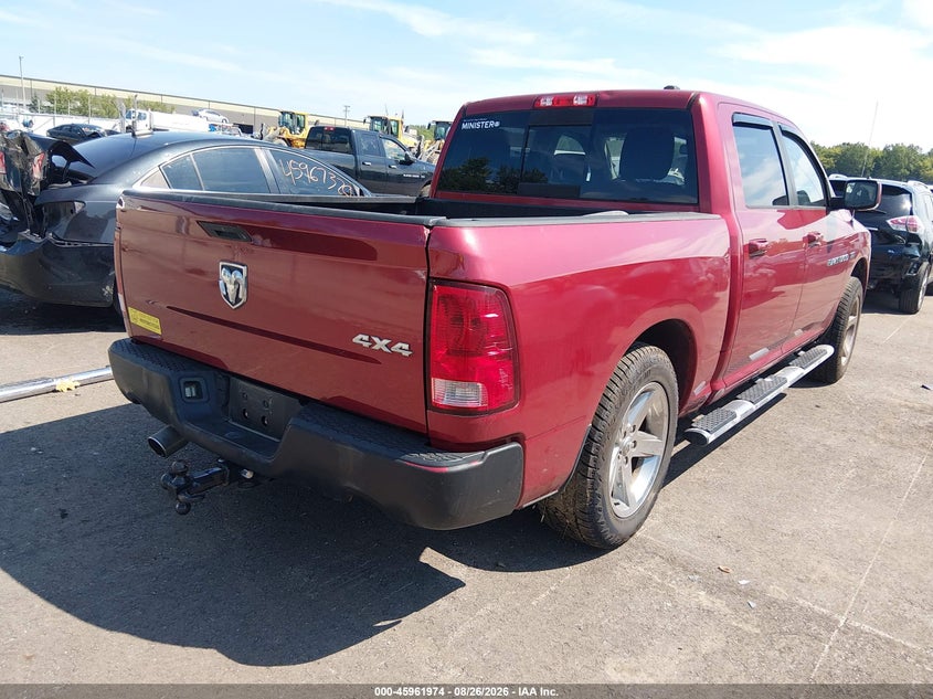Vin: 1c6rd7mt5cs298845, lot: 46461193, ram 1500 sport 20124