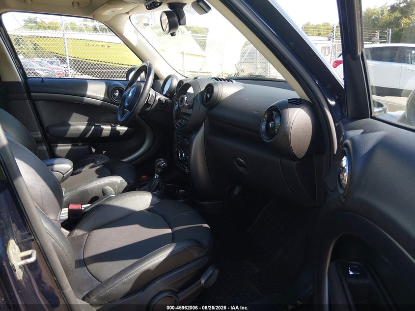 2015 MINI COUNTRYMAN SPORT UTILITY VEHICLE 1.6L I-4 DI, DOHC, VVT, TURBO, PREMIUM , 181HP