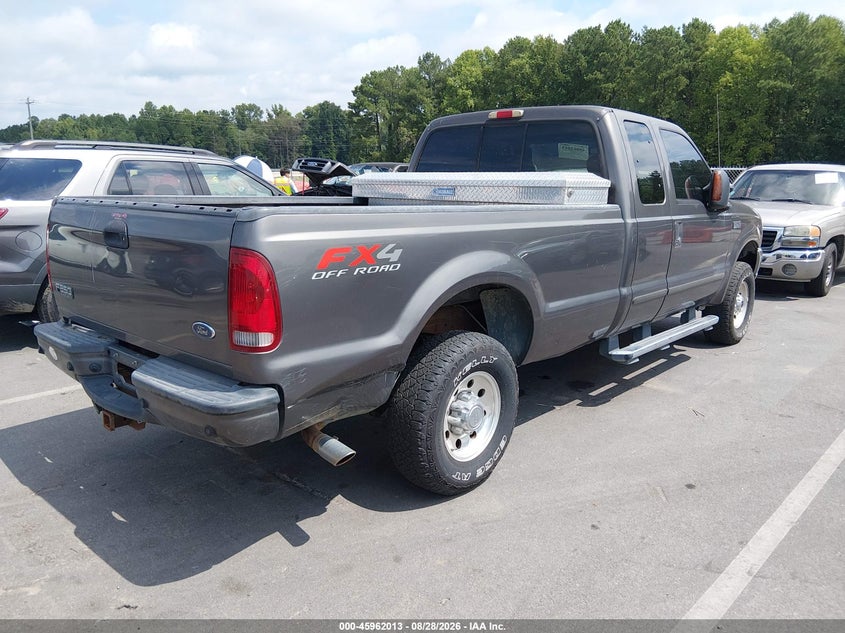 FORD F250 2004 VIN 1FTNX21L14EA76986