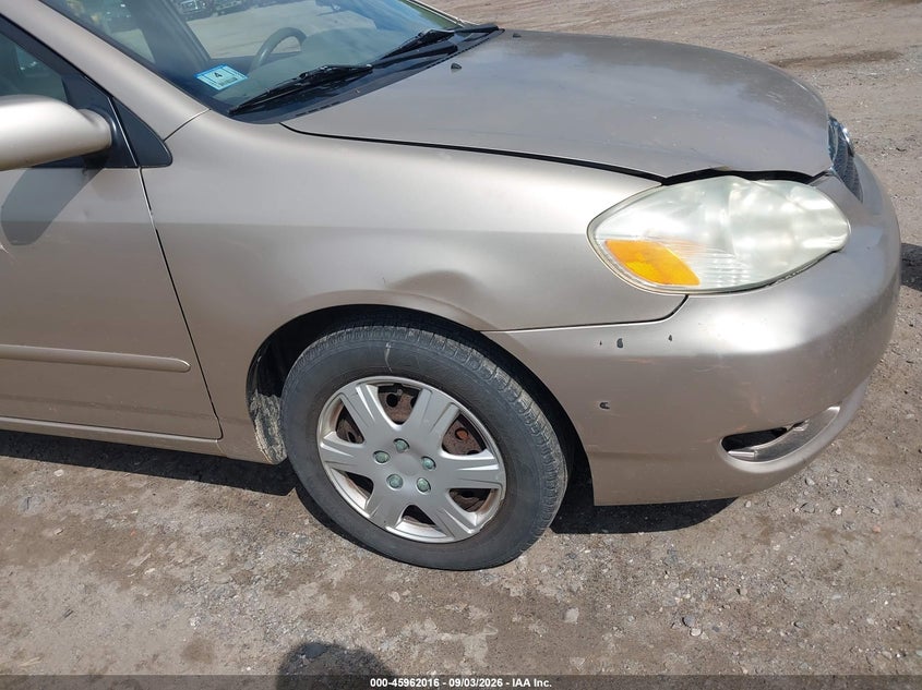 2005 TOYOTA COROLLA SEDAN 1.8L I-4 DOHC, VVT, 130HP