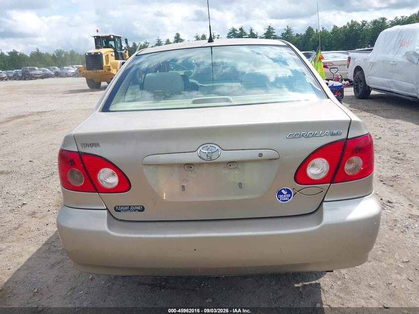 2005 TOYOTA COROLLA SEDAN 1.8L I-4 DOHC, VVT, 130HP