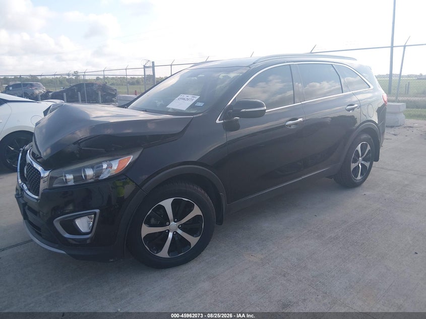 2017 Kia Sorento, Удар спереди, IAAI, VIN 5XYPH4A53HG203463 — фото 2