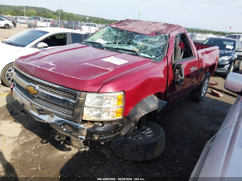 2007 Chevrolet Silverado, Перекидання, IAAI, VIN 1GCEK14047Z616550 — фото 2