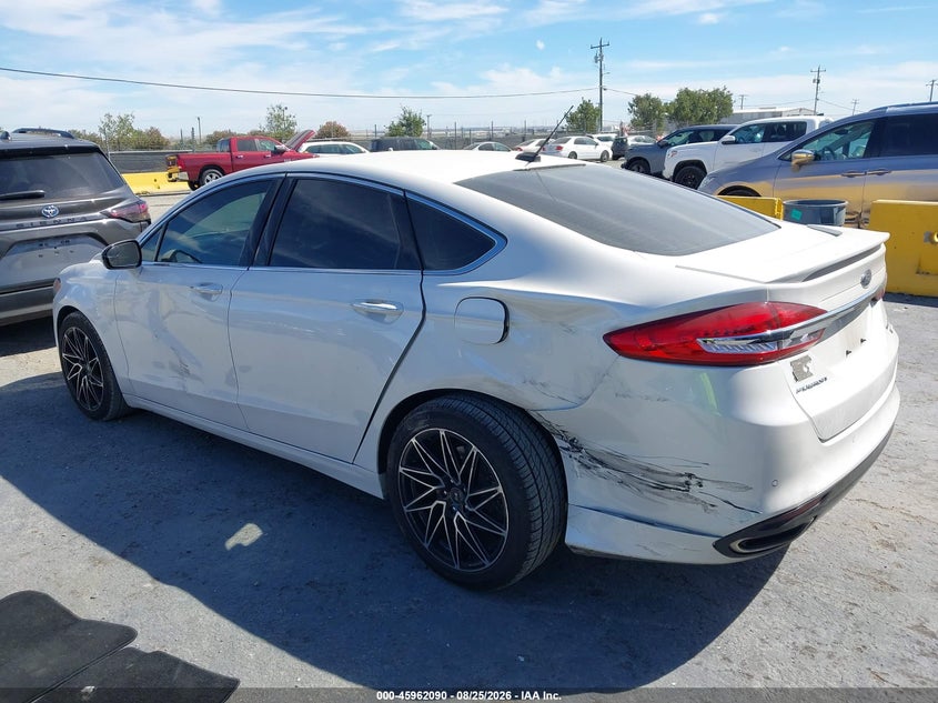 Vin: 3fa6p0k94hr265068, lot: 46461309, ford fusion titanium 20173