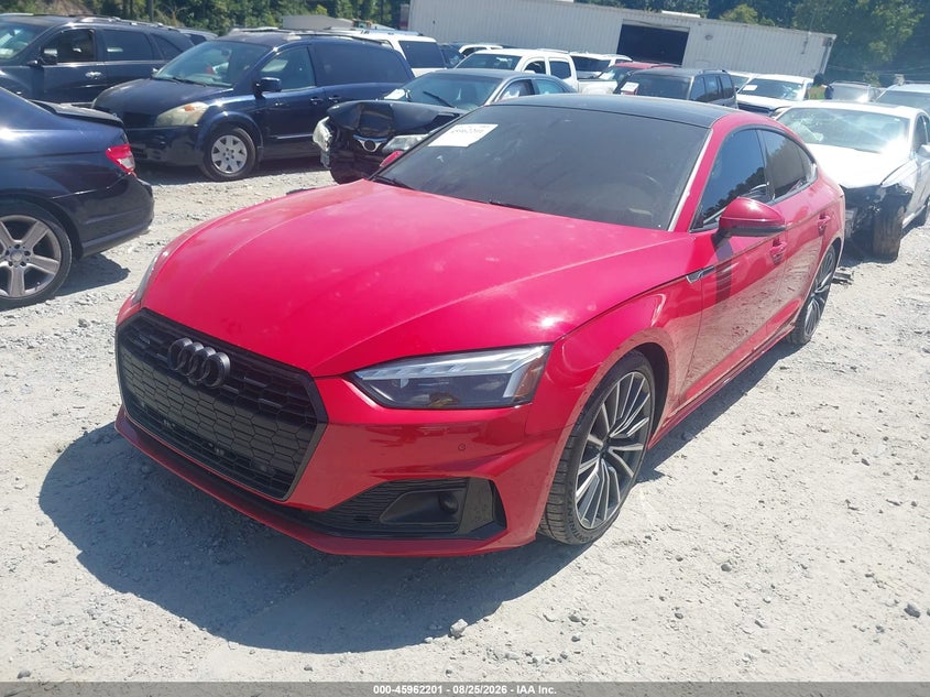 2022 Audi A5, Right Side, IAAI, VIN WAUCBCF57NA029165 — photo 2