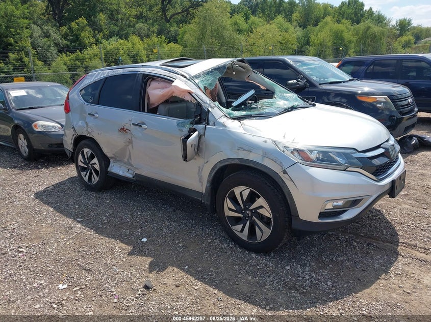 Vin: 5j6rm4h98gl009442, lot: 46461476, honda cr-v touring 20161