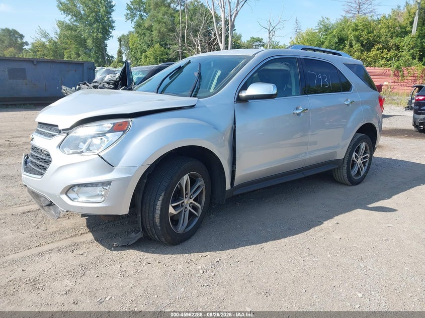 2017 Chevrolet Equinox, Front & Rear, IAAI, VIN 2GNFLGE30H6287931 — photo 2