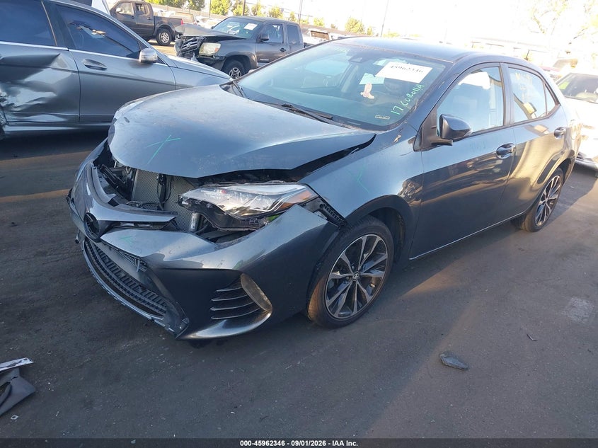 2017 Toyota Corolla, Удар спереди, IAAI, VIN 5YFBURHE5HP664846 — фото 2