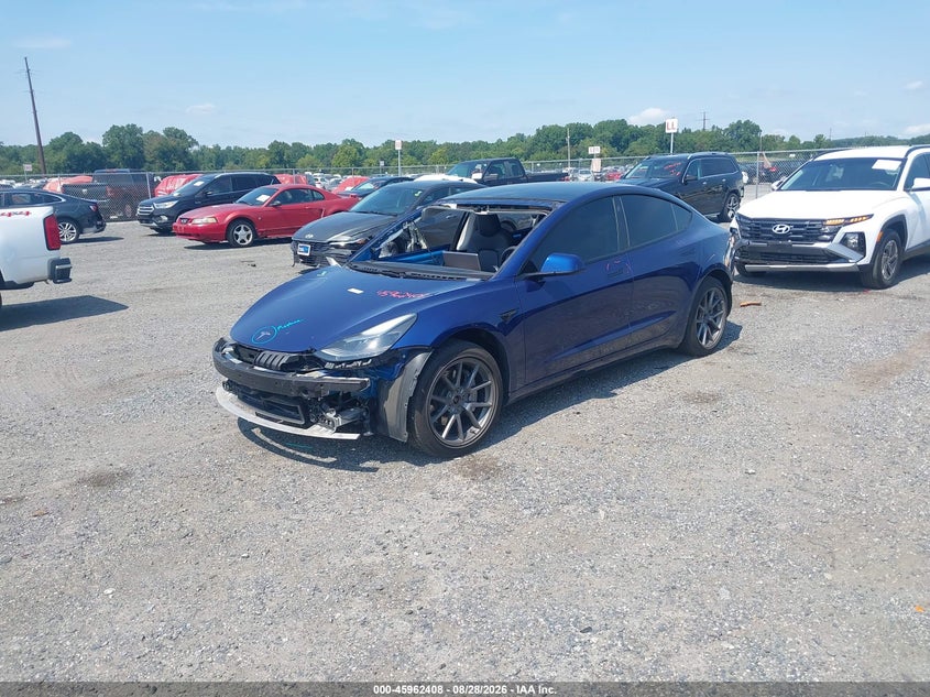 Vin: 5yj3e1eb6pf388149, lot: 46461627, tesla model 3 long range dual motor all-wheel drive 20232