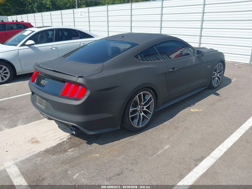 Vin: 1fa6p8cf4h5202350, lot: 46461631, ford mustang gt premium 20174