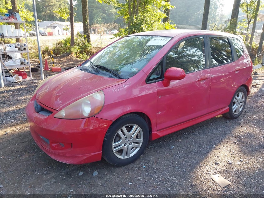 2008 Honda Fit, Удар ззаду, IAAI, VIN JHMGD38658S045611 — фото 2