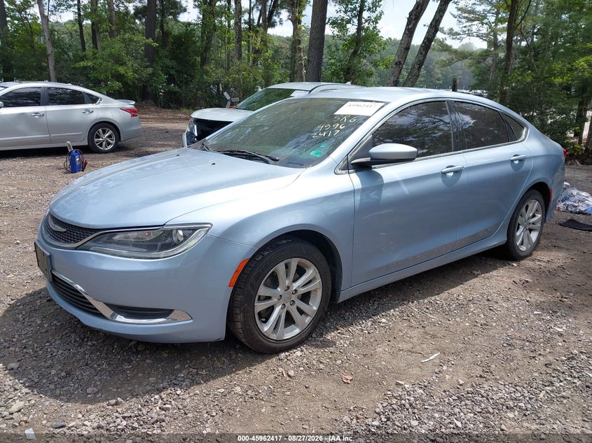 Vin: 1c3cccab9fn725960, lot: 46461636, chrysler 200 limited 20152