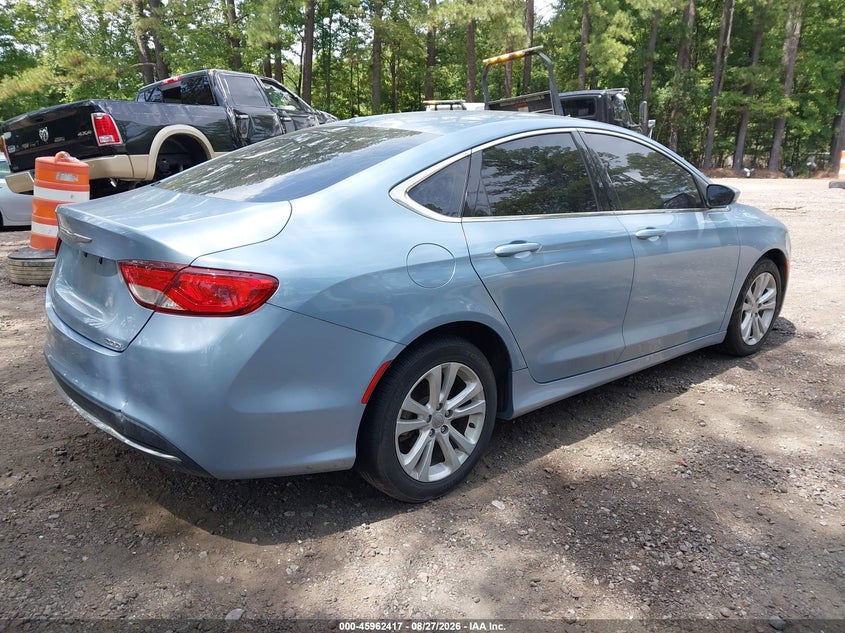 Vin: 1c3cccab9fn725960, lot: 46461636, chrysler 200 limited 20154