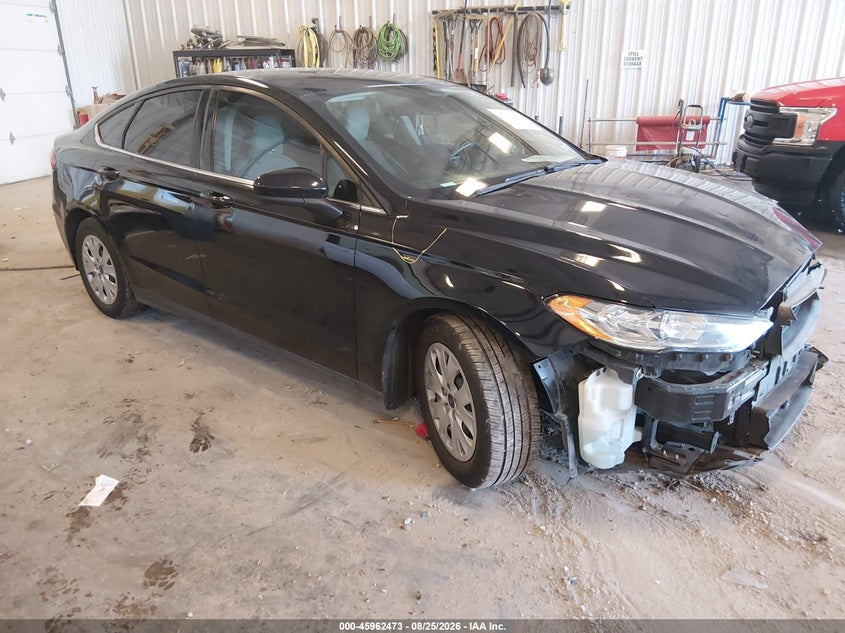 2020 Ford Fusion S, Front, IAAI, VIN 3FA6P0G78LR181691