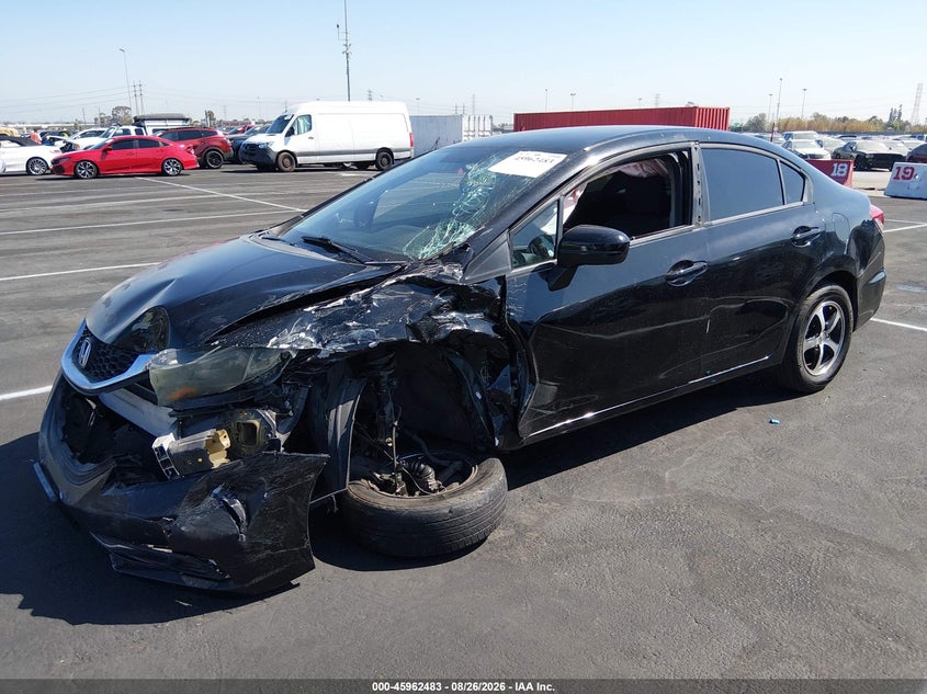 2015 Honda Civic, Left Front, IAAI, VIN 2HGFB2F7XFH558089 — photo 2