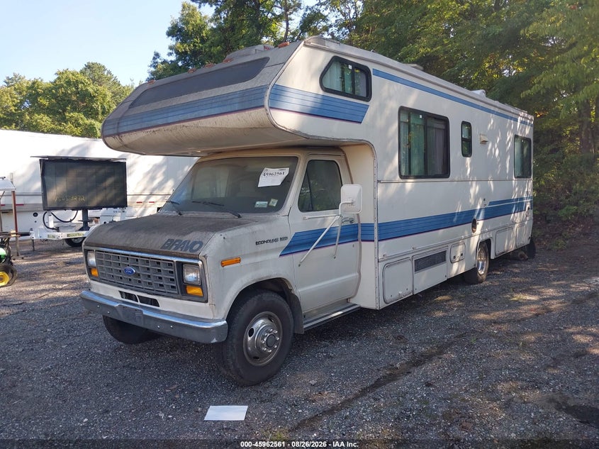 1989 Ford Econoline, Normal Wear & Tear, IAAI, VIN 1FDKE30G3KHB63573 — photo 2