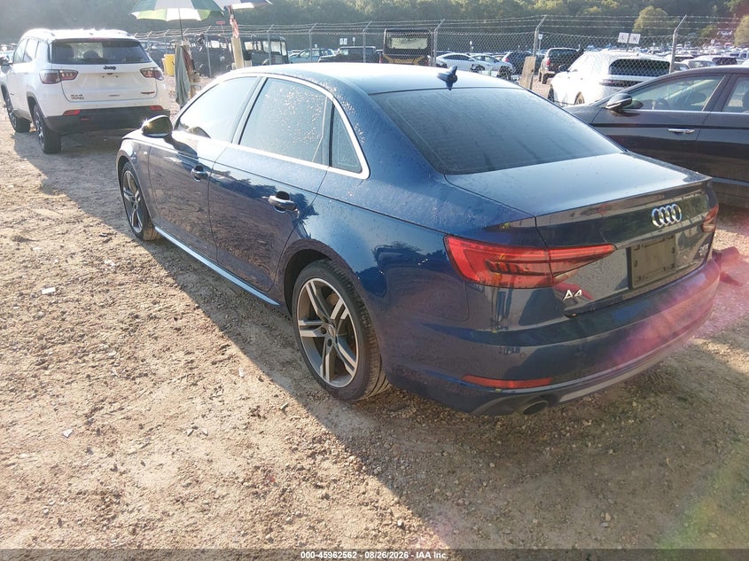 Vin: wauenaf45hn049195, lot: 46461781, audi a4 premium plus 20173