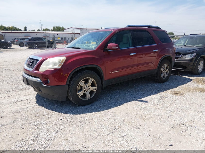 2008 GMC Acadia, Repossession, IAAI, VIN 1GKEV23708J219269 — photo 2